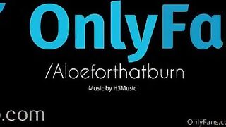 Aloe4ThatBurn censored faces and blowjob her boyfriend, cheat on her husband