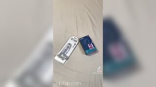 Aloe4ThatBurn transparent dildo her vagina and have dirty sex 1-on-1 with her boyfriend