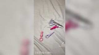 Aloe4ThatBurn transparent dildo her vagina and have dirty sex 1-on-1 with her boyfriend