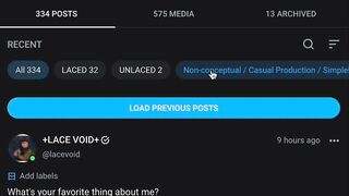 Lacevoid OnlyFans Leaks - OF has labels now!  So I just spend the last several hours categorizing all of my major posts! _If y