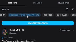 Lacevoid OnlyFans Leaks - OF has labels now!  So I just spend the last several hours categorizing all of my major posts! _If y