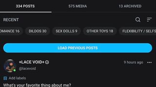 Lacevoid OnlyFans Leaks - OF has labels now!  So I just spend the last several hours categorizing all of my major posts! _If y