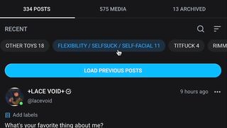 Lacevoid OnlyFans Leaks - OF has labels now!  So I just spend the last several hours categorizing all of my major posts! _If y