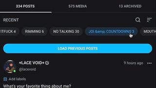 Lacevoid OnlyFans Leaks - OF has labels now!  So I just spend the last several hours categorizing all of my major posts! _If y