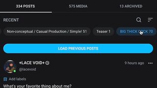 Lacevoid OnlyFans Leaks - OF has labels now!  So I just spend the last several hours categorizing all of my major posts! _If y