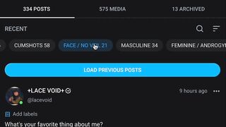 Lacevoid OnlyFans Leaks - OF has labels now!  So I just spend the last several hours categorizing all of my major posts! _If y