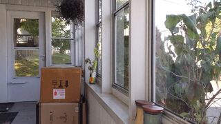 Lacevoid OnlyFans Leaks - I fucking love stroking my fat cock on the porch. I hope my neighbors appreciate it as much as you s_0001