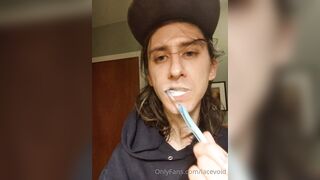 Lacevoid OnlyFans Leaks - How cute am I when I'm brushing my teeth_ 