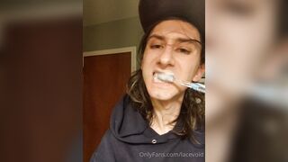 Lacevoid OnlyFans Leaks - How cute am I when I'm brushing my teeth_ 