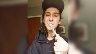 Lacevoid OnlyFans Leaks - How cute am I when I'm brushing my teeth_ 