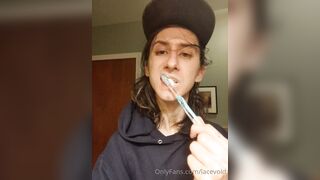 Lacevoid OnlyFans Leaks - How cute am I when I'm brushing my teeth_ 