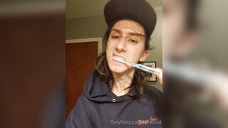 Lacevoid OnlyFans Leaks - How cute am I when I'm brushing my teeth_ 