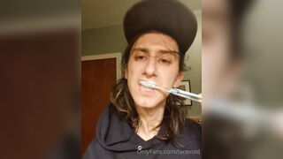 Lacevoid OnlyFans Leaks - How cute am I when I'm brushing my teeth_ 