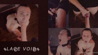 Lacevoid OnlyFans Leaks - I love sucking your cock until you explode a crazy spraying load all over my handsome face _)I love