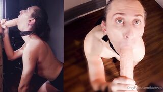 Lacevoid OnlyFans Leaks - I love sucking your cock until you explode a crazy spraying load all over my handsome face _)I love