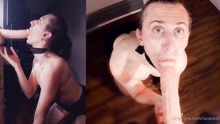 Lacevoid OnlyFans Leaks - I love sucking your cock until you explode a crazy spraying load all over my handsome face _)I love