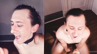 Lacevoid OnlyFans Leaks - I love sucking your cock until you explode a crazy spraying load all over my handsome face _)I love