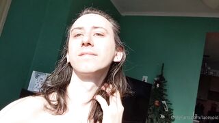 Lacevoid OnlyFans Leaks - My hair is so long and my boii titties are so soft.Feeling like I should go full blonde again soon_A