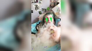 Lostpizzaslicez (Kay) OnlyFans Suicide Girl is a Cat Mom and a Psych Major 194