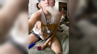 Lostpizzaslicez (Kay) OnlyFans Suicide Girl is a Cat Mom and a Psych Major 19