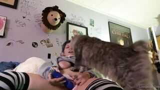 Lostpizzaslicez (Kay) OnlyFans Suicide Girl is a Cat Mom and a Psych Major 58