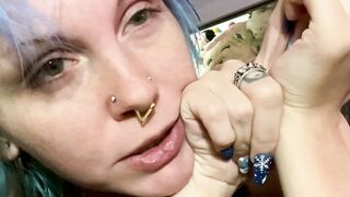 Lostpizzaslicez (Kay) OnlyFans Suicide Girl is a Cat Mom and a Psych Major 21