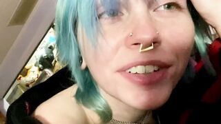Lostpizzaslicez (Kay) OnlyFans Suicide Girl is a Cat Mom and a Psych Major 14
