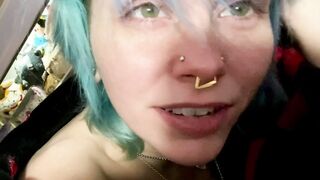 Lostpizzaslicez (Kay) OnlyFans Suicide Girl is a Cat Mom and a Psych Major 14