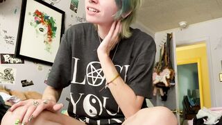 Lostpizzaslicez (Kay) OnlyFans Suicide Girl is a Cat Mom and a Psych Major 50