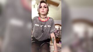 Lostpizzaslicez (Kay) OnlyFans Suicide Girl is a Cat Mom and a Psych Major 68