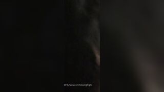 Kissinghigh (Kissing High) OnlyFans Leaks Sexy Ebony tips for good luck  156