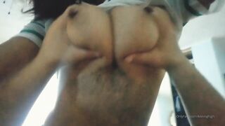 Kissinghigh (Kissing High) OnlyFans Leaks Sexy Ebony tips for good luck  147