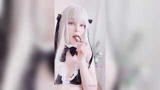 Amaimaiofficial (Mai) OnlyFans Leaks Smol Erotic Cosplayers with Big Perv 158