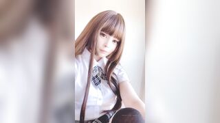 Amaimaiofficial (Mai) OnlyFans Leaks Smol Erotic Cosplayers with Big Perv 213