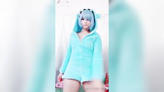Amaimaiofficial (Mai) OnlyFans Leaks Smol Erotic Cosplayers with Big Perv 37