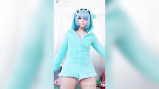 Amaimaiofficial (Mai) OnlyFans Leaks Smol Erotic Cosplayers with Big Perv 37