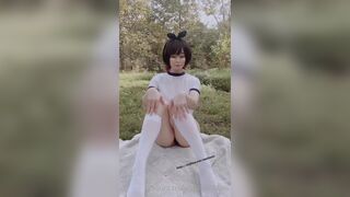 Amaimaiofficial (Mai) OnlyFans Leaks Smol Erotic Cosplayers with Big Perv 109