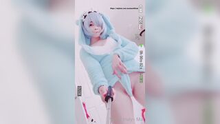Amaimaiofficial (Mai) OnlyFans Leaks Smol Erotic Cosplayers with Big Perv 260
