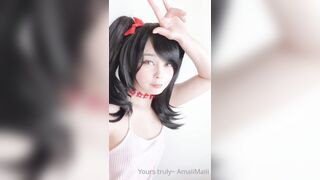 Amaimaiofficial (Mai) OnlyFans Leaks Smol Erotic Cosplayers with Big Perv 184