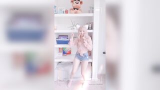 Amaimaiofficial (Mai) OnlyFans Leaks Smol Erotic Cosplayers with Big Perv 205