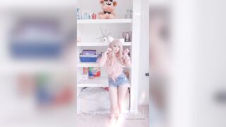 Amaimaiofficial (Mai) OnlyFans Leaks Smol Erotic Cosplayers with Big Perv 205
