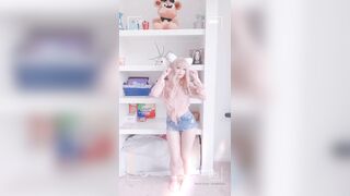 Amaimaiofficial (Mai) OnlyFans Leaks Smol Erotic Cosplayers with Big Perv 205