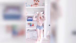 Amaimaiofficial (Mai) OnlyFans Leaks Smol Erotic Cosplayers with Big Perv 205