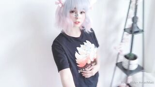 Amaimaiofficial (Mai) OnlyFans Leaks Smol Erotic Cosplayers with Big Perv 180