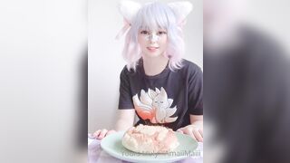 Amaimaiofficial (Mai) OnlyFans Leaks Smol Erotic Cosplayers with Big Perv 178