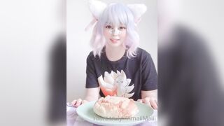 Amaimaiofficial (Mai) OnlyFans Leaks Smol Erotic Cosplayers with Big Perv 178