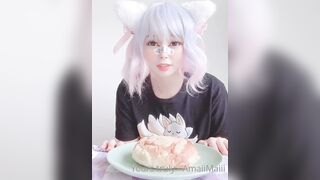 Amaimaiofficial (Mai) OnlyFans Leaks Smol Erotic Cosplayers with Big Perv 178