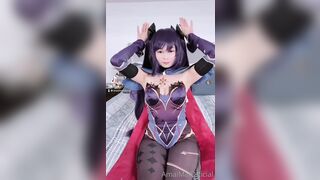 Amaimaiofficial (Mai) OnlyFans Leaks Smol Erotic Cosplayers with Big Perv 360