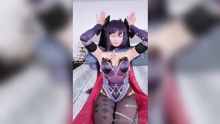 Amaimaiofficial (Mai) OnlyFans Leaks Smol Erotic Cosplayers with Big Perv 360