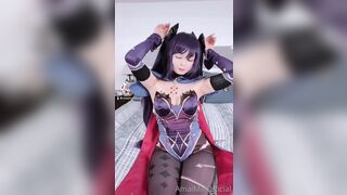 Amaimaiofficial (Mai) OnlyFans Leaks Smol Erotic Cosplayers with Big Perv 360